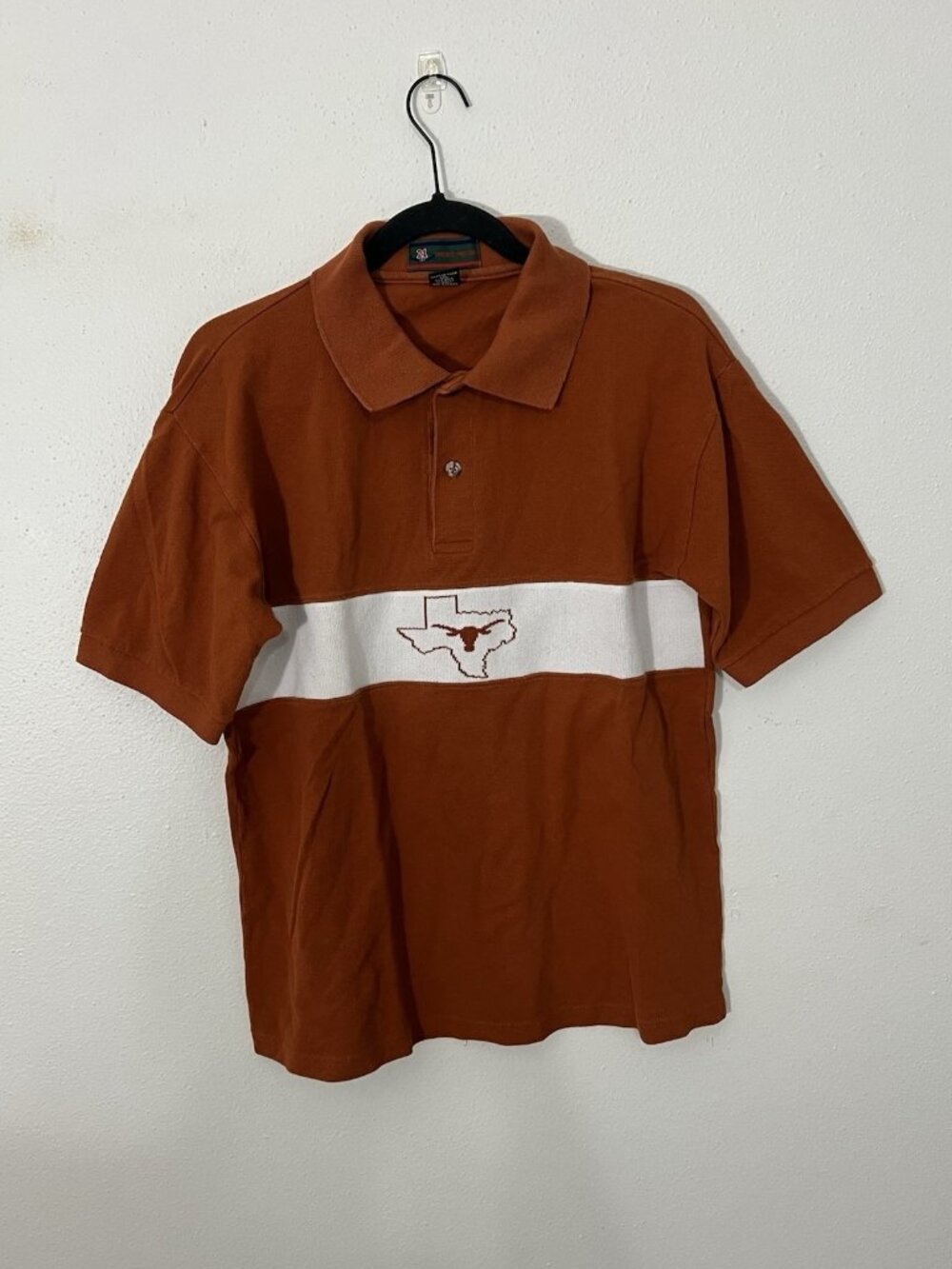 Twenty One Inc Lady Longhorns Vintage Polo Shirt Size Small